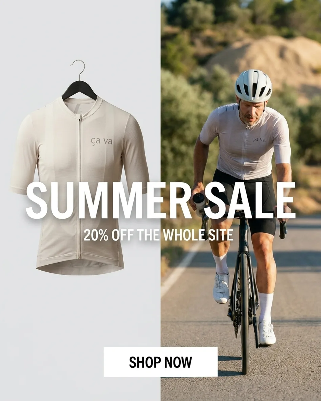 Offer-led feed ad example with product and call to action